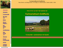 Tablet Screenshot of fuchsschafzucht.bronk.de